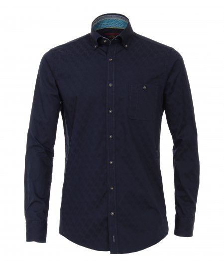 CASAMODA CAMICIA JACQUARD TAGLIE FORTI