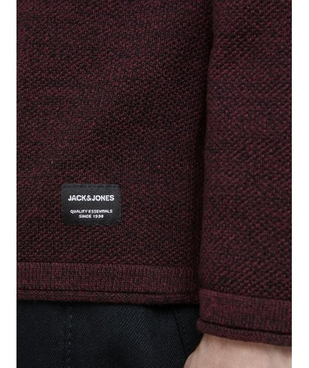 JACK&JONES PULLOVER MAGLIONCINO COTONE UOMO TAGLIE FORTI