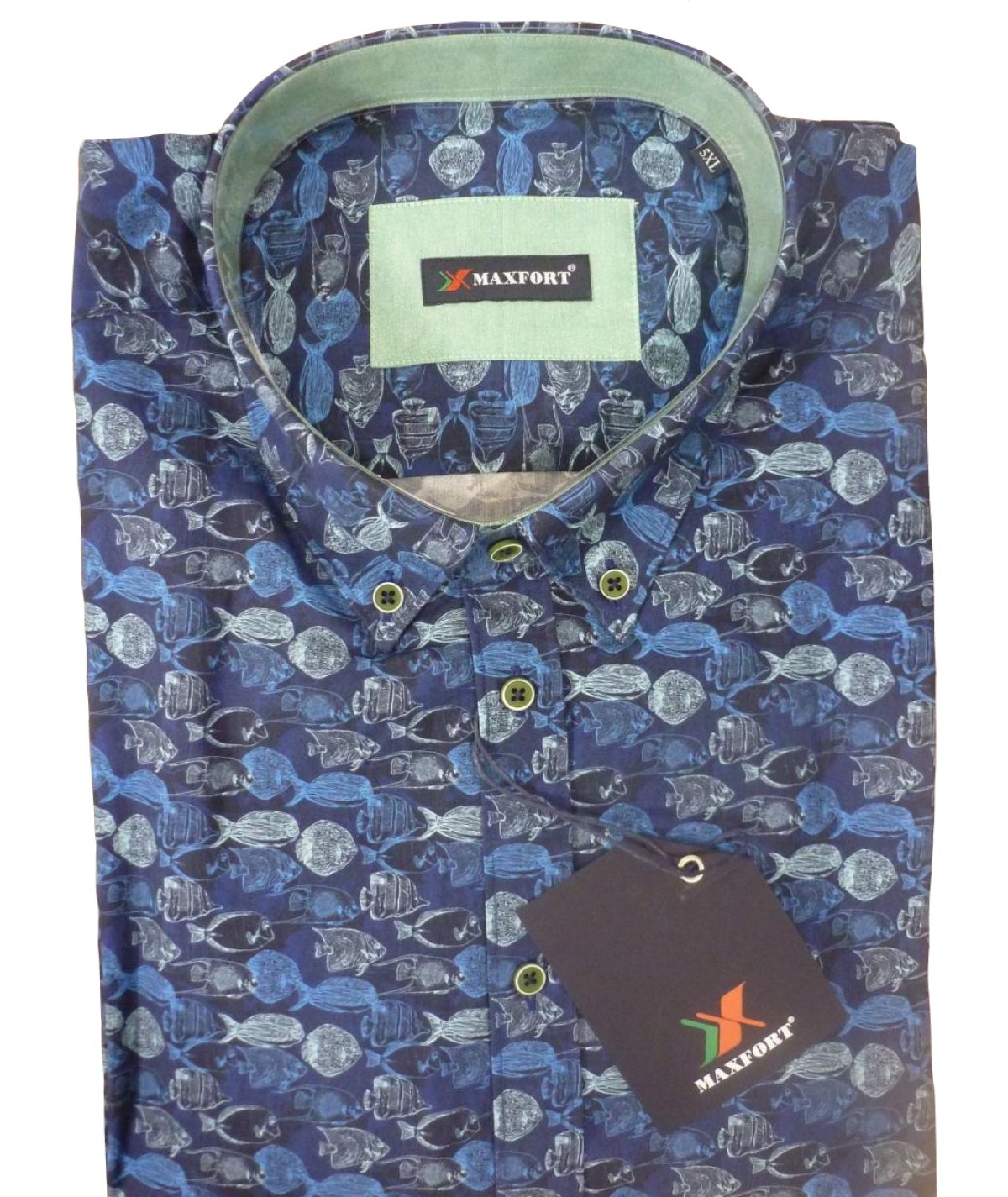 MAXFORT ARDEA CAMICIA CALIBRATA MANICA LUNGA UOMO TAGLIE FORTI