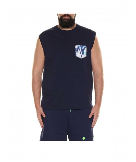 BL38 BY MAXFORT TSHIRT SENZA MANICHE CANOTTA UOMO TAGLIE FORTI