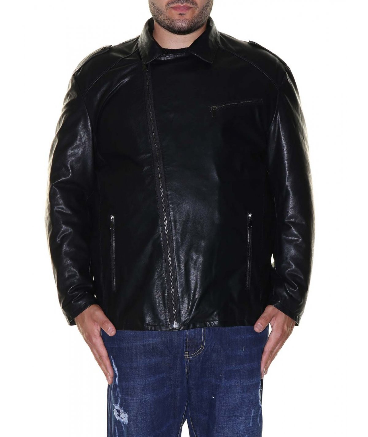 BL38 BY MAXFORT PLUS SIZES MEN`S LEATHER