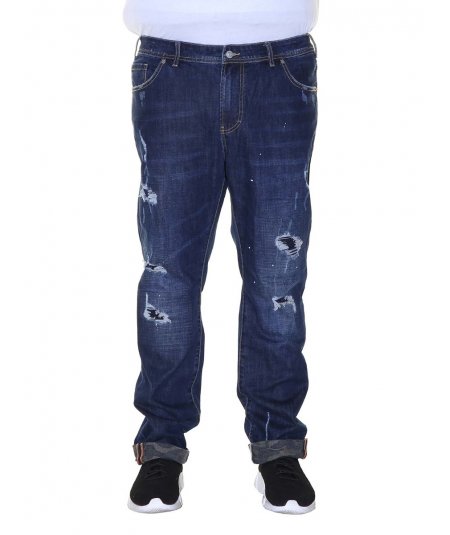 BL38 BY MAXFORT JEANS STRAPPI CALIBRATO UOMO TAGLIE FORTI