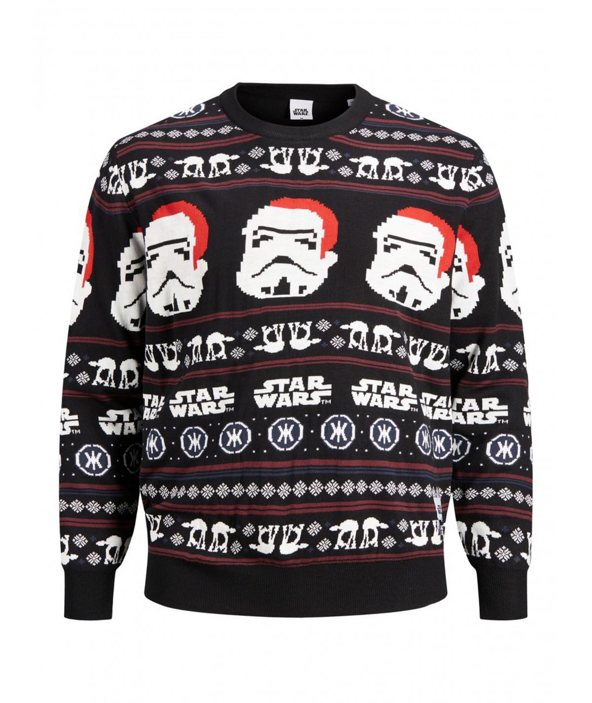 JACK&JONES PULLOVER NATALIZIO STAR WARS UOMO TAGLIE FORTI