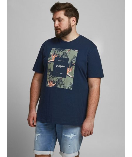 JACK&JONES T-SHIRT CALIBRATA PER UOMO E RAGAZZO TAGLIE FORTI