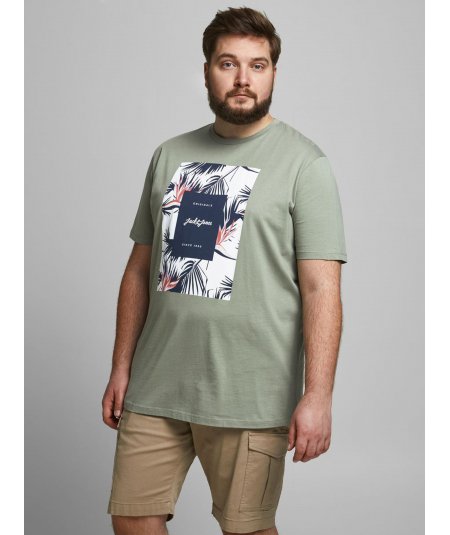 JACK&JONES T-SHIRT CALIBRATA PER UOMO E RAGAZZO TAGLIE FORTI