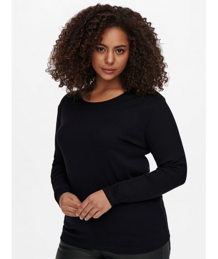 ONLY CARMAKOMA PLUS SIZES LONG SLEEVED CURVY TOP