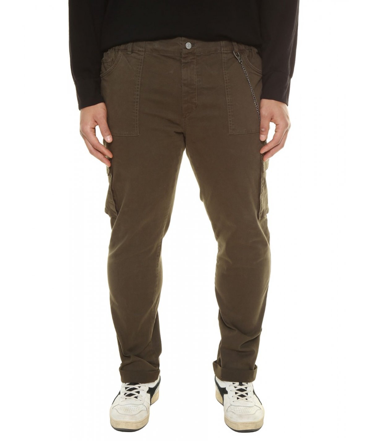 BL38 BY MAXFORT PANTALONE CARGO PER UOMO E RAGAZZO TAGLIE FORTI