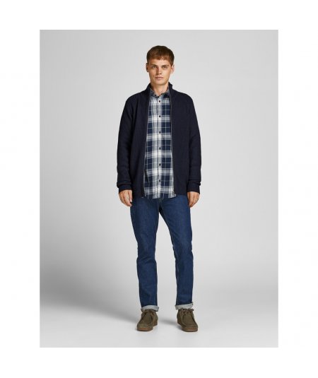 JACK&JONES CARDIGAN ZIP PER UOMO E RAGAZZO TAGLIE FORTI