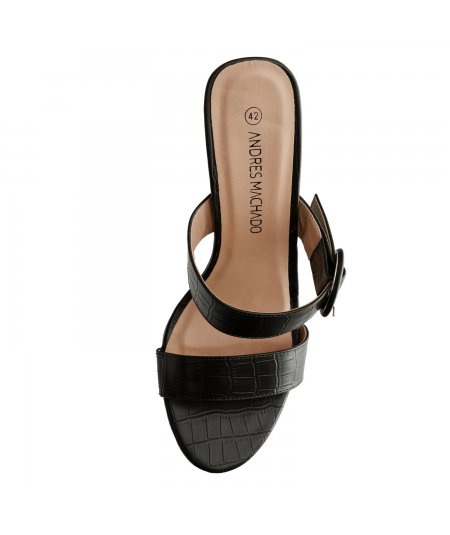 ANDRES MACHADO SANDALI MULES PER DONNA NUMERI GRANDI 42 - 45