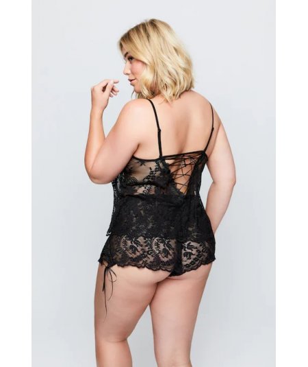 ULLA POPKEN PIGIAMA CURVY IN PIZZO PER DONNA E RAGAZZA TAGLIE COMODE