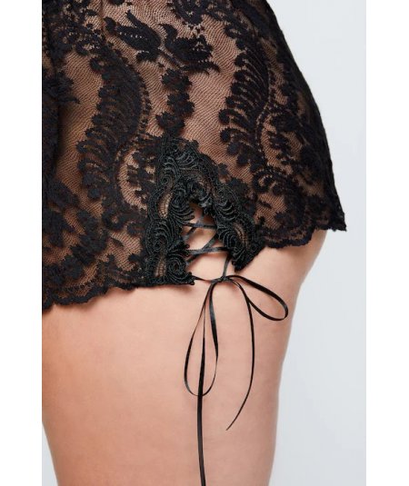 ULLA POPKEN PIGIAMA CURVY IN PIZZO PER DONNA E RAGAZZA TAGLIE COMODE