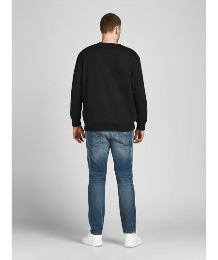 JACK&JONES FELPA GIROCOLLO PER UOMO E RAGAZZO TAGLIE FORTI