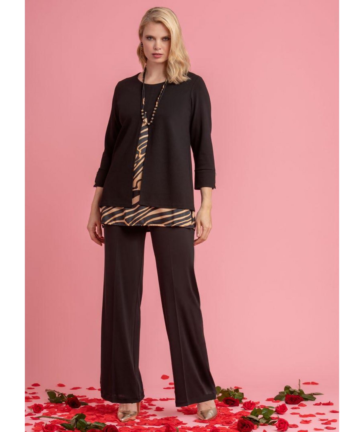 QUIIN21 PLUS SIZES CURVY TUNIC MADE IN ITALY
