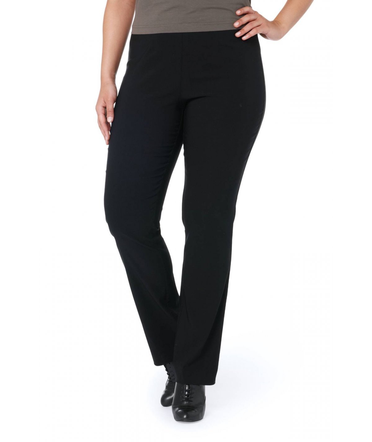 ULLA POPKEN PANTALONE CURVY ELASTICIZZATO PER DONNA E RAGAZZA TAGLIE COMODE