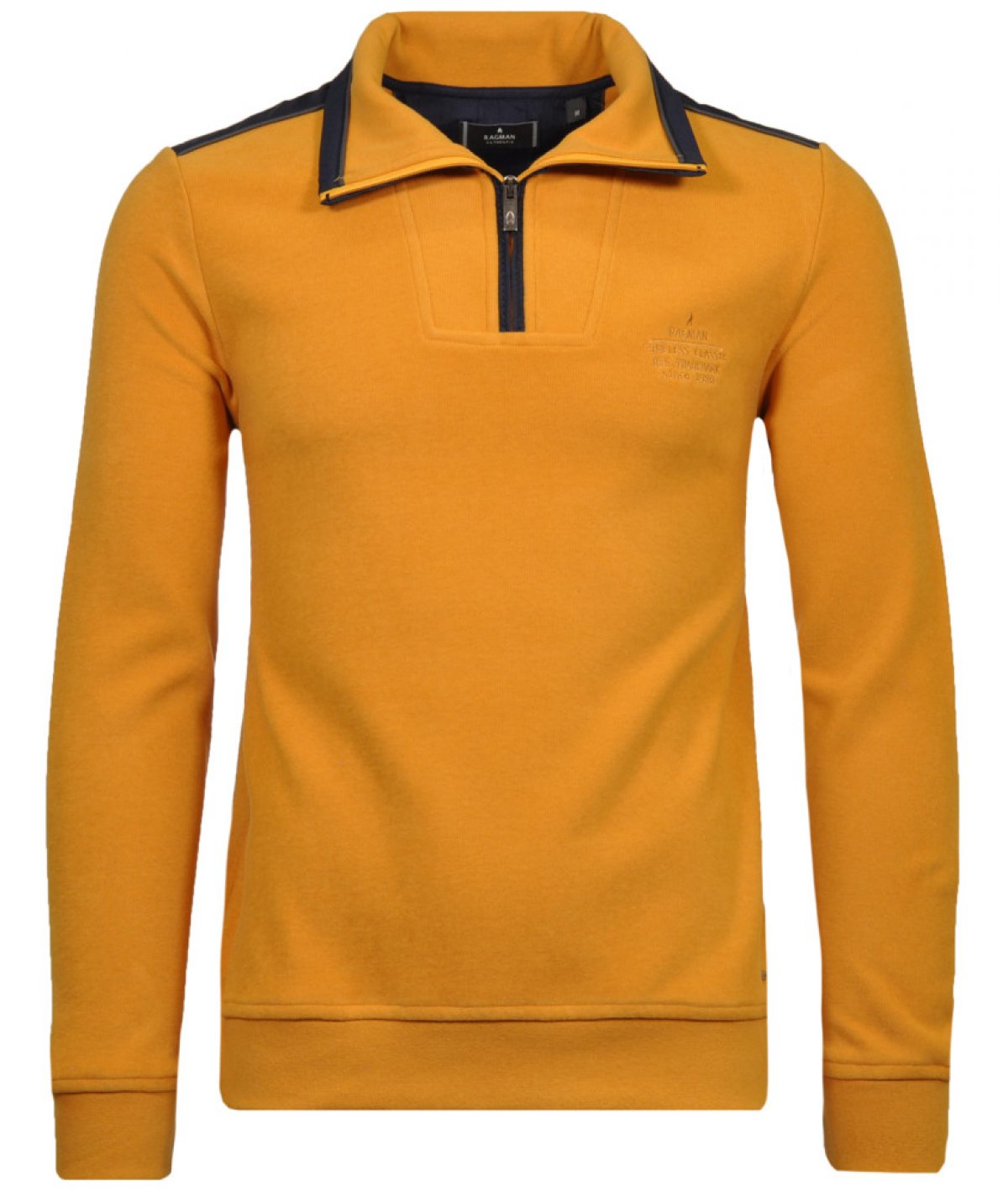 RAGMAN PULLOVER  MEZZA ZIP PER UOMO E RAGAZZO TAGLIE FORTI