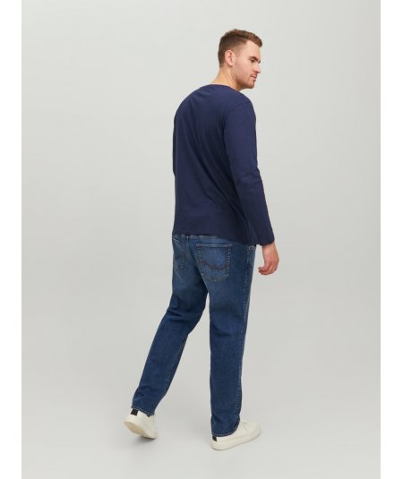 JACK&JONES  T-SHIRT MANICA LUNGA PER UOMO E RAGAZZO TAGLIE FORTI