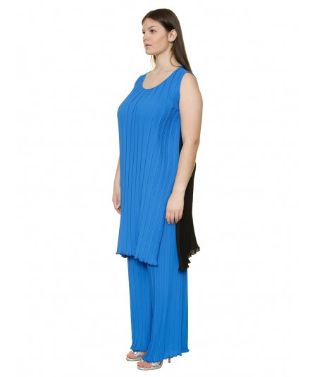 SOPHIA CURVY TUNICA PLISSETTATA PER DONNA E RAGAZZA TAGLIE COMODE