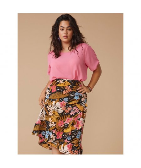 ONLY CARMAKOMA GONNA CURVY INCROCIATA PER DONNA E RAGAZZA TAGLIE COMODE
