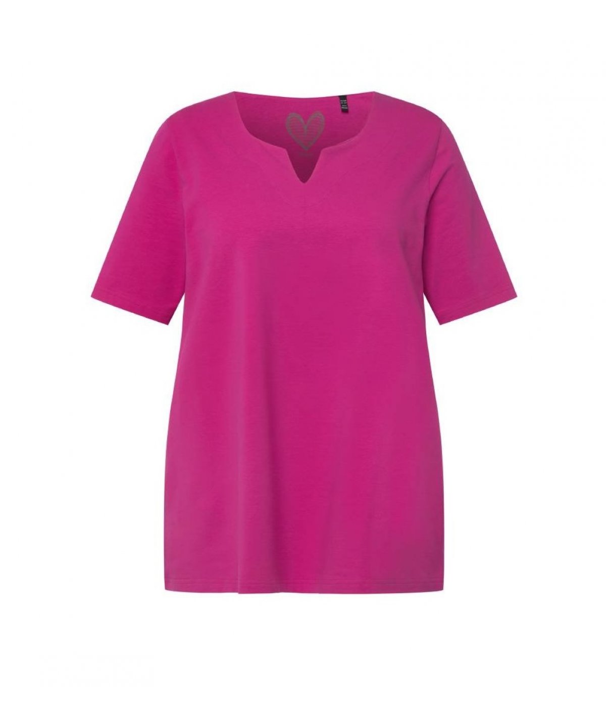 ULLA POPKEN T-SHIRT CURVY TOP MANICA CORTA PER DONNA E RAGAZZA TAGLIE COMODE