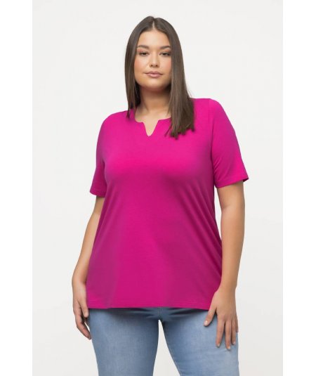 ULLA POPKEN T-SHIRT CURVY TOP MANICA CORTA PER DONNA E RAGAZZA TAGLIE COMODE
