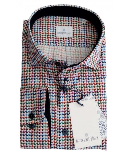 BOTTEGA ARTIGIANA CAMICIA CALIBRATA PER UOMO E RAGAZZO TAGLIE FORTI
