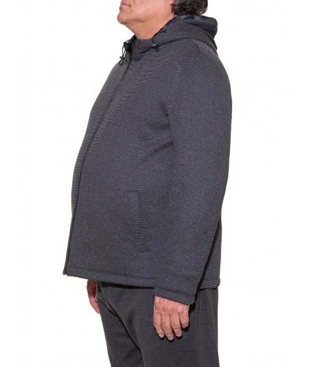 MAXFORT PRESTIGIO GIACCA BOMBER CON CAPPUCCIO PER UOMO E RAGAZZO TAGLIE FORTI