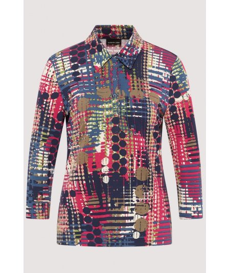 BARBARA LEBEK POLO CURVY MANICA 3/4 PER DONNA E RAGAZZA TAGLIE COMODE