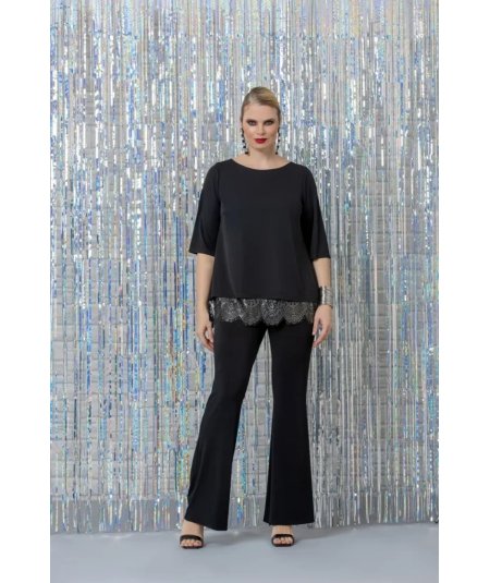 QUIIN21 TOP CURVY ELEGANTE PER DONNA E RAGAZZA TAGLIE COMODE