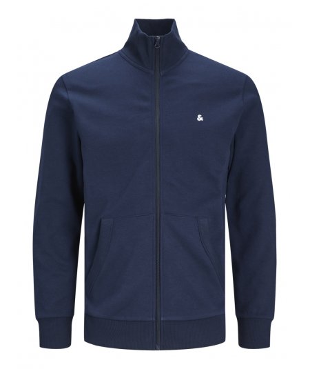 JACK&JONES GIACCA FELPA ZIP PER UOMO E RAGAZZO TAGLIE FORTI
