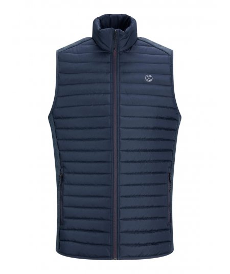 JACK&JONES GILET IMBOTTITO SMANICATO PER UOMO E RAGAZZO TAGLIE FORTI