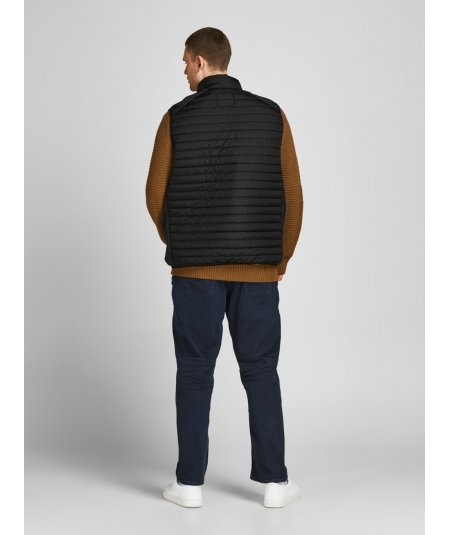 JACK&JONES GILET IMBOTTITO SMANICATO PER UOMO E RAGAZZO TAGLIE FORTI