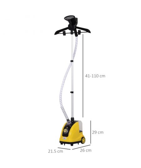 Stiratrice a Vapore Verticale Domestica Professionale 1.4L Potenza 1950W