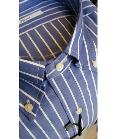 CAMICIA RIGATA BUTTON DOWN TAGLIE FORTI