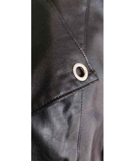 ALMARA Giacca Simil Pelle per Donna Curvy