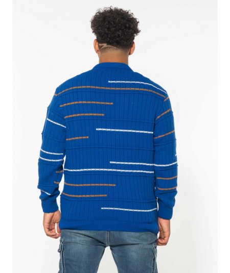BL38 PULLOVER GIROCOLLO DA UOMO TAGLIE FORTI