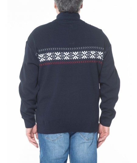 MAXFORT 6115 Pullover con bottoni da uomo taglie forti