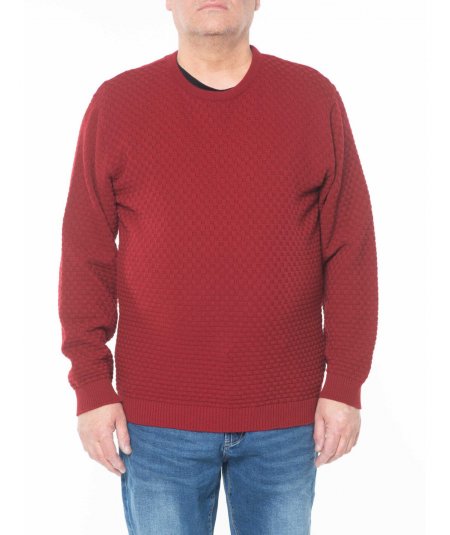MAXFORT 6117 Pullover girocollo da uomo taglie forti