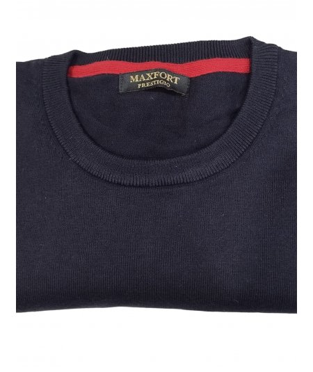 MAXFORT PRESTIGIO P24054 MAGLIONCINO CACHEMIRE PER UOMO E RAGAZZO TAGLIE FORTI