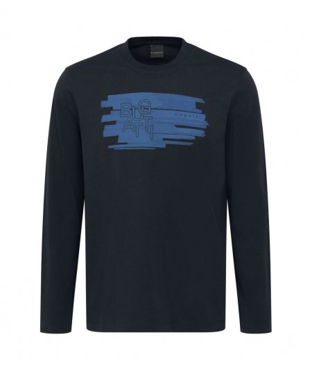 BUGATTI T-shirt manica lunga da uomo taglie forti