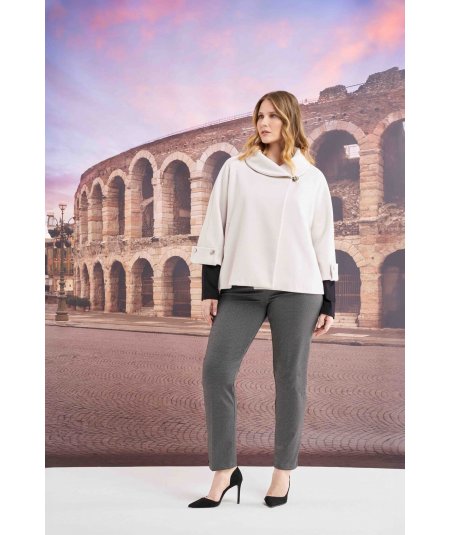 EXSY Pantalone curvy da donna taglie comode