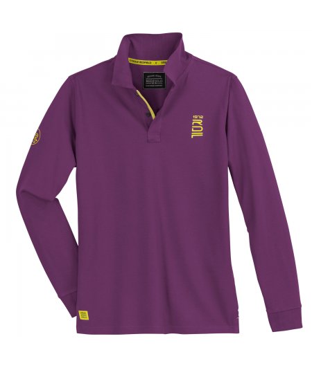 REDFIELD T-Shirt polo piquet da uomo taglie forti