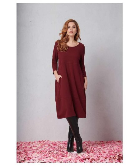 QUIIN21 . Vestito curvy da donna taglie comode