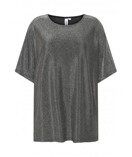 CISO . Top curvy con lurex per donna taglie comode