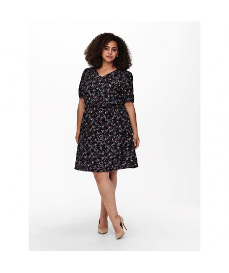 ONLY CARMAKOMA ABITO CORTO VESTITO CURVY PER DONNA E RAGAZZA TAGLIE COMODE