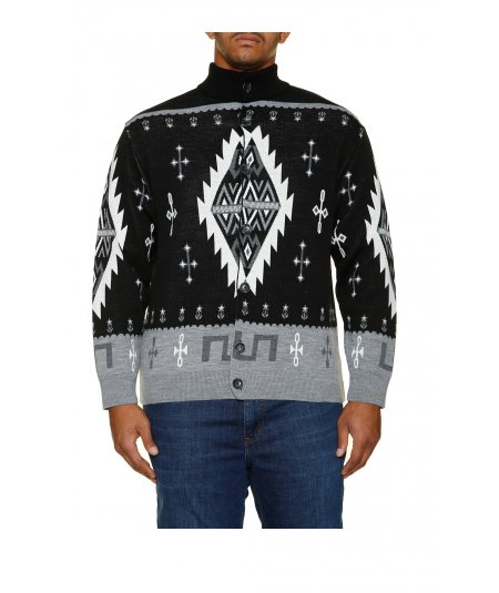 MAXFORT 5711 GIACCA CARDIGAN BOTTONI PER UOMO E RAGAZZO TAGLIE FORTI