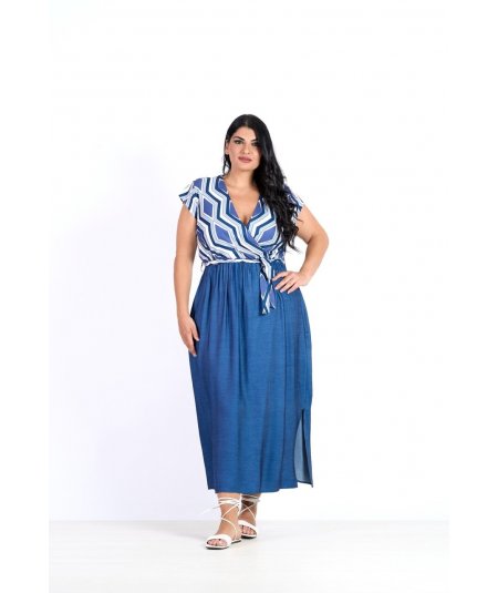EXSY . Vestito curvy da donna taglie comode