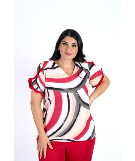 EXSY . Casacca curvy da donna taglie comode