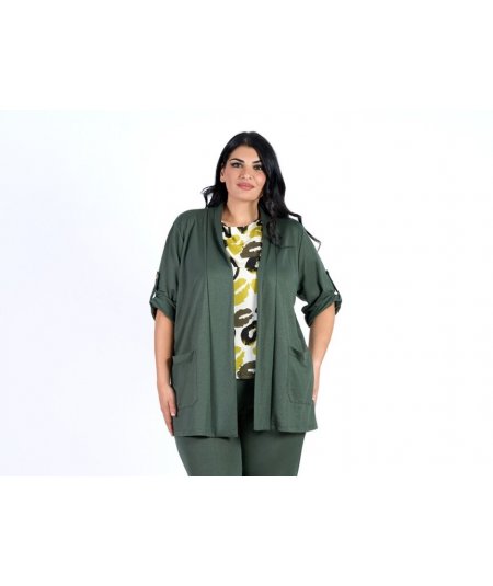 EXSY . Coprispalle curvy spolverino da donna taglie comode