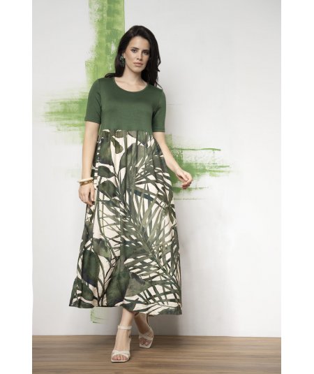 QUIIN21 . Vestito curvy da donna taglie comode