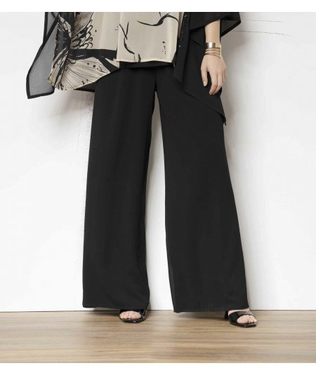 QUIIN21 . Pantalone curvy da donna taglie comode